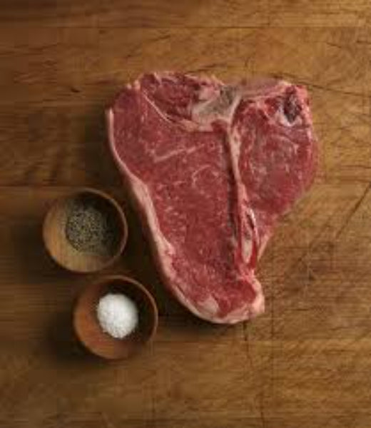 T-bone από μοσχάρι, dry aged 28-35 days, John Stone